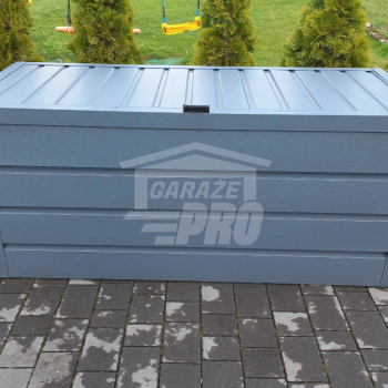 Ogłoszenie - Skrzynia ogrodowa metalowa kufer 150x60x70cm  antracyt GP350 - Małopolskie - 1 850,00 zł