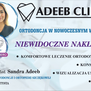 Ogłoszenie - ortodoncja nakładki - SANDRA ADEEB Dąbrowa Górnicza - Śląskie