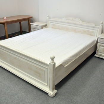 Ogłoszenie - łóżko z nowymi materacami i szafkami nocnymi - komplet jak nowy - Warmińsko-mazurskie - 2 590,00 zł