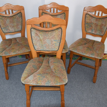 Ogłoszenie - stół dębowy rozkładany i 4 krzesła - komplet jak nowy - Warmińsko-mazurskie - 2 450,00 zł