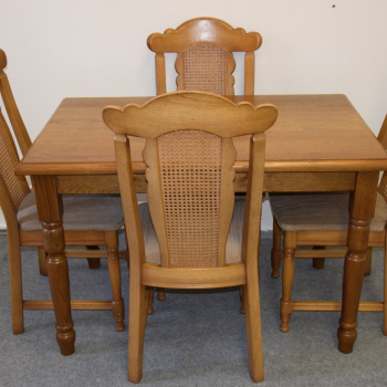Ogłoszenie - stół dębowy rozkładany i 4 krzesła - Olsztyn - 1 760,00 zł