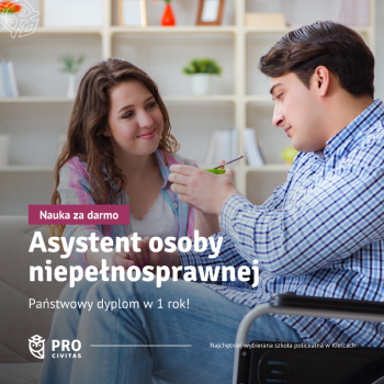 Ogłoszenie - Bezpłatny kierunek: Asystent osoby niepełnosprawnej - Świętokrzyskie