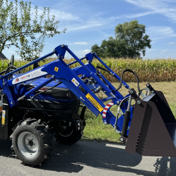 Ogłoszenie - ŁADOWACZ do traktora ogrodniczego do mini traktorka Farmtrac z samopoziomowaniem - 10 500,00 zł