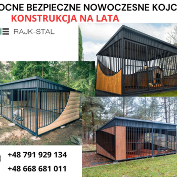 Ogłoszenie - Kojec dla Psa z podłoga miskami zadaszeniem Mocny - Małopolskie - 3 400,00 zł