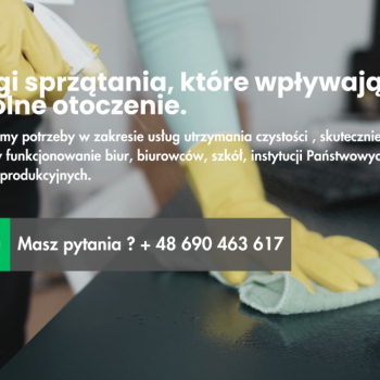 Ogłoszenie - Czystość w Twojej firmie – nasza priorytetowa sprawa!