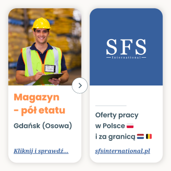 Ogłoszenie - Pracownik magazynowy Osowa - Pomorskie