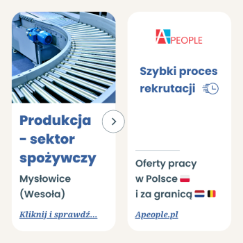 Ogłoszenie - Pracownik produkcji Mysłowice - Śląskie