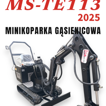 Ogłoszenie - Mini Koparka gąsienicowa MS-TE113 JSB - Nowa 2025 - Kujawsko-pomorskie - 25 999,00 zł