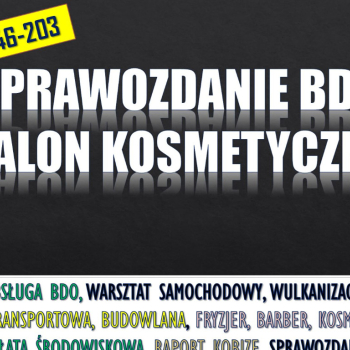 Ogłoszenie - BDO dla kosmetyczki, tel. 504-746-203 salonu kosmetycznego  Krok kroku z BDO dla salonu kosmetycznego.