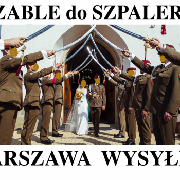 Ogłoszenie - SZABLE DO ŚLUBU, szable do szpaleru z TEMBAKAMI PATRIOTYCZNYMI, tanio