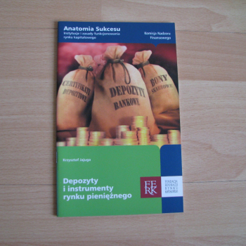 Ogłoszenie - Depozyty i instrumenty rynku pieniężnego, Krzysztof Jajuga KNF - 7,00 zł