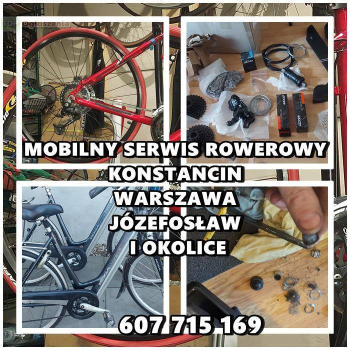 Ogłoszenie - Mobilny Serwis Rowerowy Konstancin, Warszawa, Józefosław i okolice