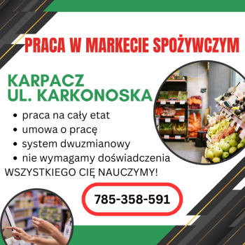 Ogłoszenie - Praca w markecie, Dino Polska S.A., Karpacz ul. Karkonoska - Dolnośląskie