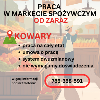 Ogłoszenie - Praca w markecie, Dino Polska S.A., Kowary - Dolnośląskie