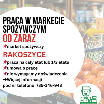 Ogłoszenie - Praca w markecie, Dino Polska S.A., Rakoszyce - Dolnośląskie