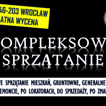 Ogłoszenie - Sprzątanie mieszkania, Wrocław, tel. 504-746-203. gruntowne, generalne porządki., cena - Dolnośląskie