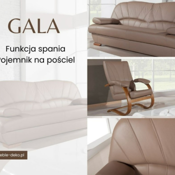 Ogłoszenie - Bestsellerowa wersalka Gala - 100% skóra naturalna - 4 600,00 zł