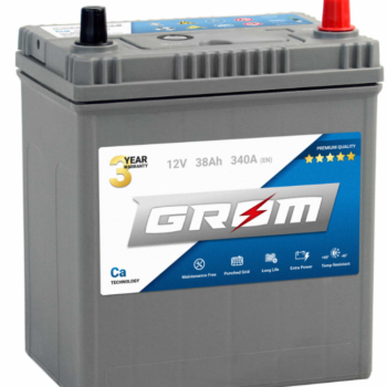 Ogłoszenie - Akumulator 38Ah 340A EN Japan Prawy Plus Grom Premium - Starogard Gdański - 290,00 zł