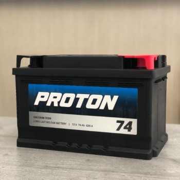 Ogłoszenie - Akumulator 74Ah 620A EN Proton Niski/Wysoki Prawy Plus - Białystok - 229,00 zł