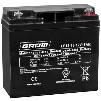 Ogłoszenie - Akumulator żelowy 18Ah 12V GROM CHOPINA 1 696x685x321 - Płock - 139,00 zł