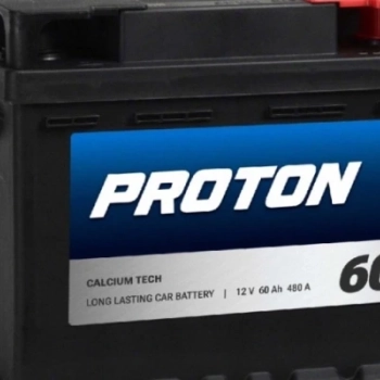 Ogłoszenie - Akumulator PROTON 60Ah 480A en prawy plus wysoki - Gniezno - 185,00 zł