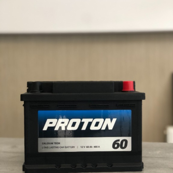 Ogłoszenie - Akumulator 60Ah 480A Proton Niski Prawy Plus - Białystok - 199,00 zł