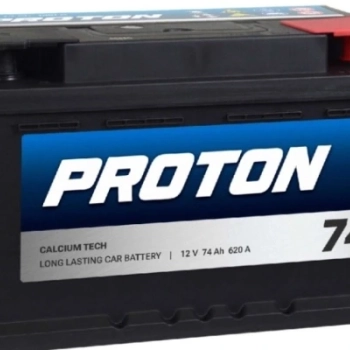 Ogłoszenie - Akumulator PROTON 74Ah 620A en prawy plus niski - Gniezno - 215,00 zł