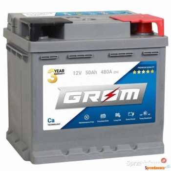 Ogłoszenie - Akumulator GROM Premium 50Ah 480A - Gdynia - 330,00 zł
