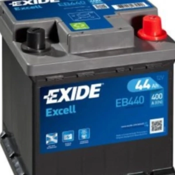 Ogłoszenie - Akumulator Exide Excell 44Ah 400A EB440 kostka prawy plus - Gniezno - 239,00 zł