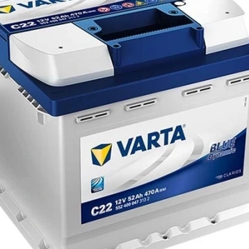 Ogłoszenie - Akumulator VARTA Blue Dynamic C22 52Ah 470A EN - Gniezno - 269,00 zł