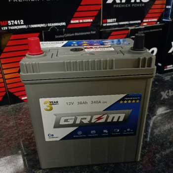 Ogłoszenie - Akumulator 38Ah 340A EN GROM Premium Japan Lewy Plus - Poznań - 290,00 zł