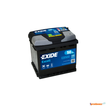 Ogłoszenie - Akumulator Exide Excell 50Ah 450A EB500 en prawy plus - Częstochowa - 270,00 zł