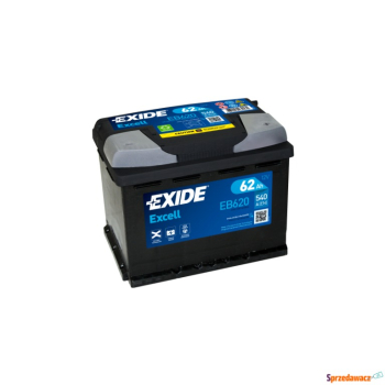Ogłoszenie - Akumulator Exide Excell 62Ah 540A EB620 en prawy plus - Częstochowa - 315,00 zł