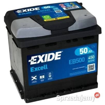 Ogłoszenie - Akumulator Exide Excell 50Ah 450A EN PRAWY PLUS - Gdynia - 259,00 zł