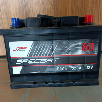 Ogłoszenie - Akumulator 60Ah 520A EN SPECBAT PRAWY PLUS niski - Poznań - 239,00 zł