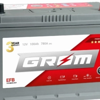 Ogłoszenie - Akumulator GROM EFB start$stop 100ah 780a japan prawy plus dtr - Gniezno - 650,00 zł