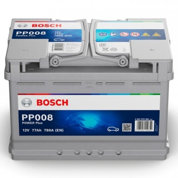 Ogłoszenie - Akumulator 77Ah 780A EN Bosch  PP008 PRAWY PLUS - Konin - 460,00 zł