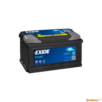 Ogłoszenie - Akumulator Exide Excell 80Ah 700A EB802 en prawy plus - Częstochowa - 425,00 zł