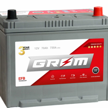 Ogłoszenie - Akumulator 70Ah GROM EFB START&STOP 730A JAPAN DARMOWY DOWÓZ - Płock - 540,00 zł