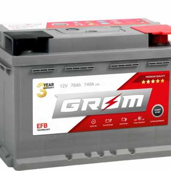 Ogłoszenie - Akumulator 70Ah GROM EFB START&STOP 740A DARMOWY DOWÓZ - Płock - 560,00 zł