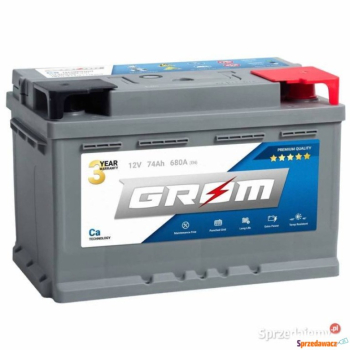 Ogłoszenie - GROM Premium 74Ah 680A EN niski - Gdynia - 450,00 zł