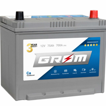 Ogłoszenie - Akumulator Grom Premium 75Ah 700A Japan Prawy Plus - Ostrów Wielkopolski - 450,00 zł
