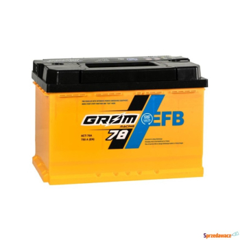 Ogłoszenie - Akumulator 78Ah 750A Grom Racing EFB wysoki P+ - Białystok - 550,00 zł