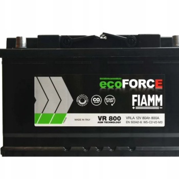Ogłoszenie - Akumulator 80AH Fiamm ECOFORCE AGM PŁOCK CHOPINA 1 DARMOWA DOSTAWA - Płock - 910,00 zł