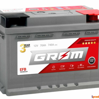 Ogłoszenie - Akumulator 70Ah 740A Grom efb startstop Prawy Plus - Chojnice - 560,00 zł