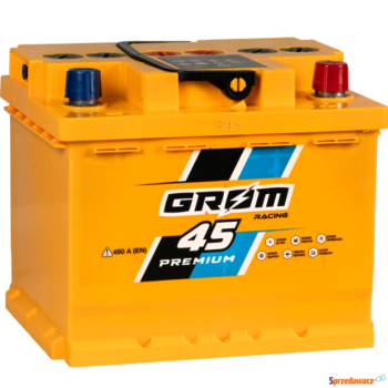 Ogłoszenie - Akumulator 45Ah 450A Grom Racing En prawy plus - Chojnice - 310,00 zł