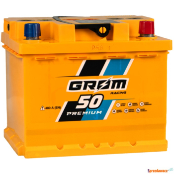Ogłoszenie - Akumulator 50Ah 480A Grom Racing En prawy plus - Chojnice - 320,00 zł
