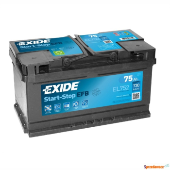 Ogłoszenie - Akumulator 75Ah 730A Exide EFB - Włocławek - 570,00 zł
