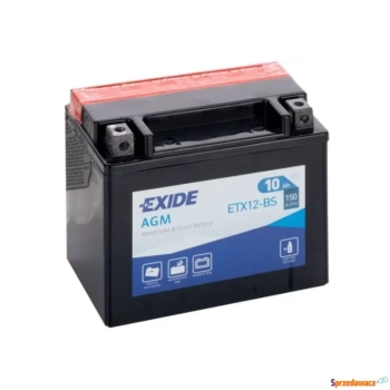 Ogłoszenie - Akumulator motocyklowy Exide Etx12-Bs Ytx12-Bs 12V 10Ah 150A - Gdynia - 175,00 zł