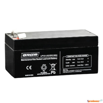 Ogłoszenie - Akumulator żelowy GROM 12V 3,5Ah LP12-3,5 - Chojnice - 60,00 zł